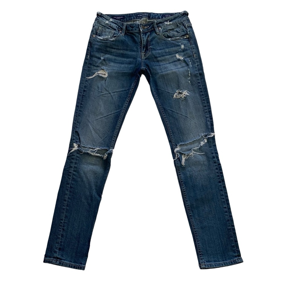 VIGOSS The Thompson Tomboy Distressed Skinny Jeans Women’s Size W26 | L27